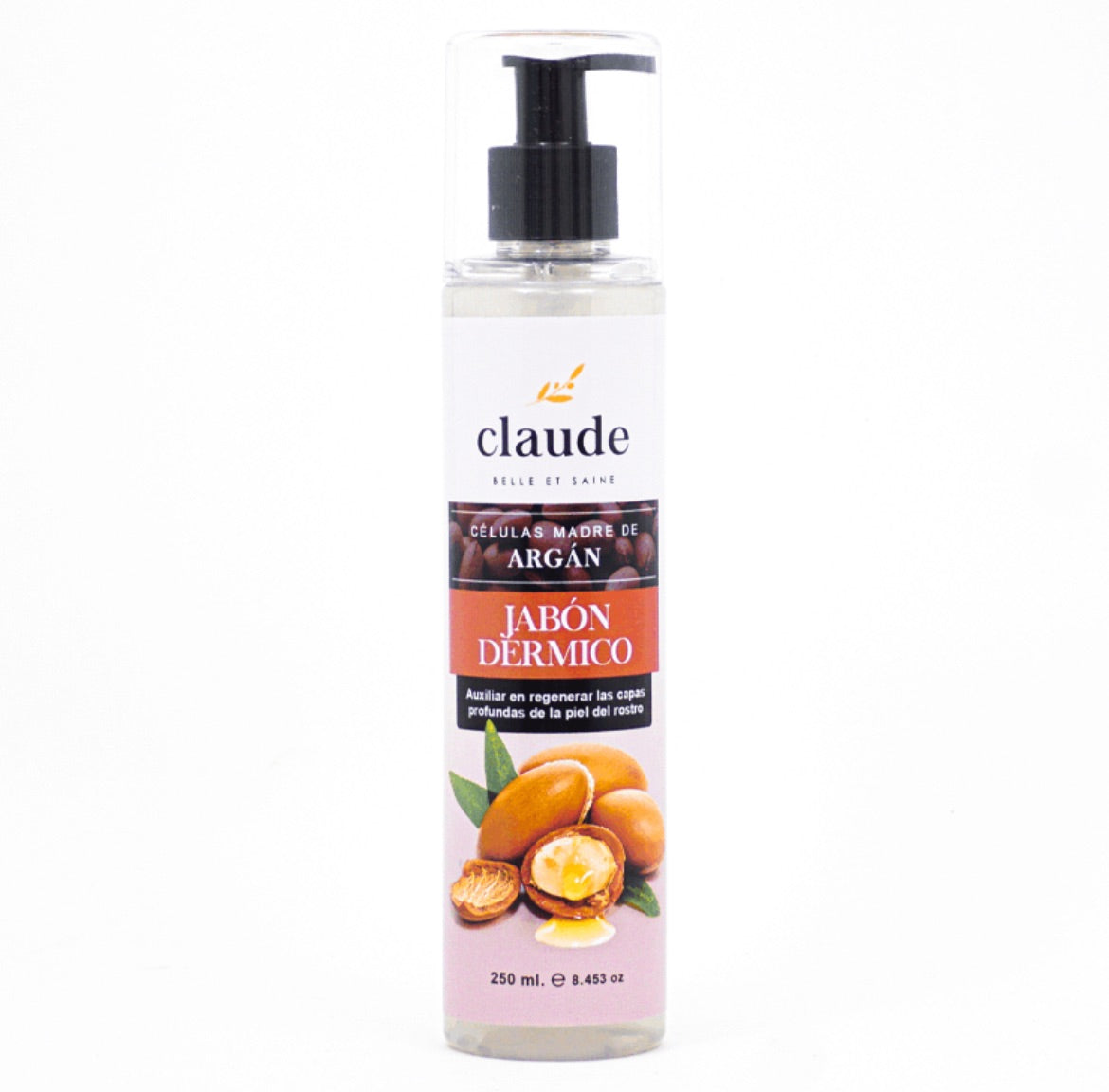 jabón dérmico de células madre de argan