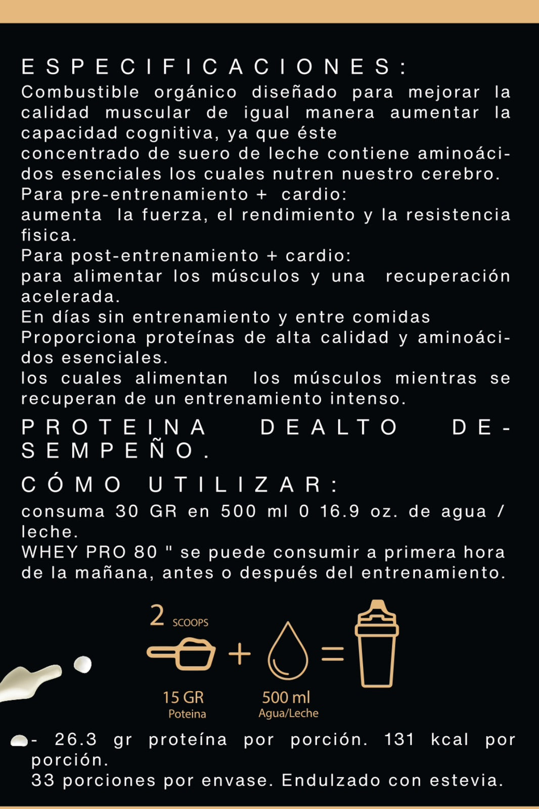 PROTEÍNA WHEYPRO80+ BCAAS