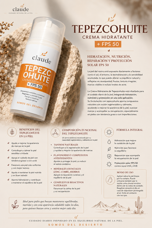 CREMA HIDRATANTE DE TEPEZCOHUITE