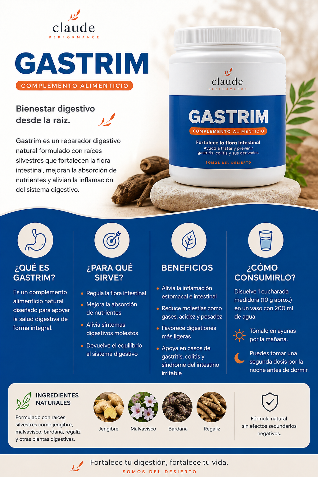 GASTRIM FORTALECE TU FLORA INTESTINAL