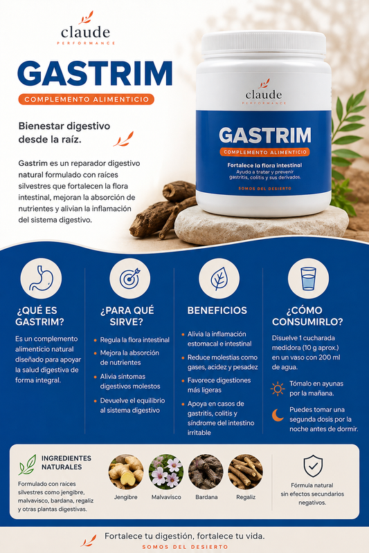 GASTRIM FORTALECE TU FLORA INTESTINAL