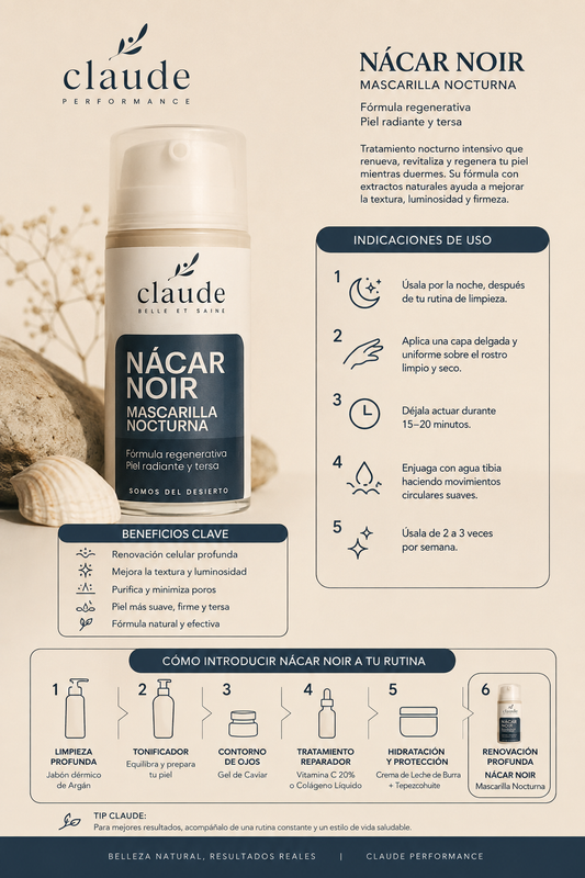 NACAR NOIR MASCARILLA NOCTURNA REGENERATIVA