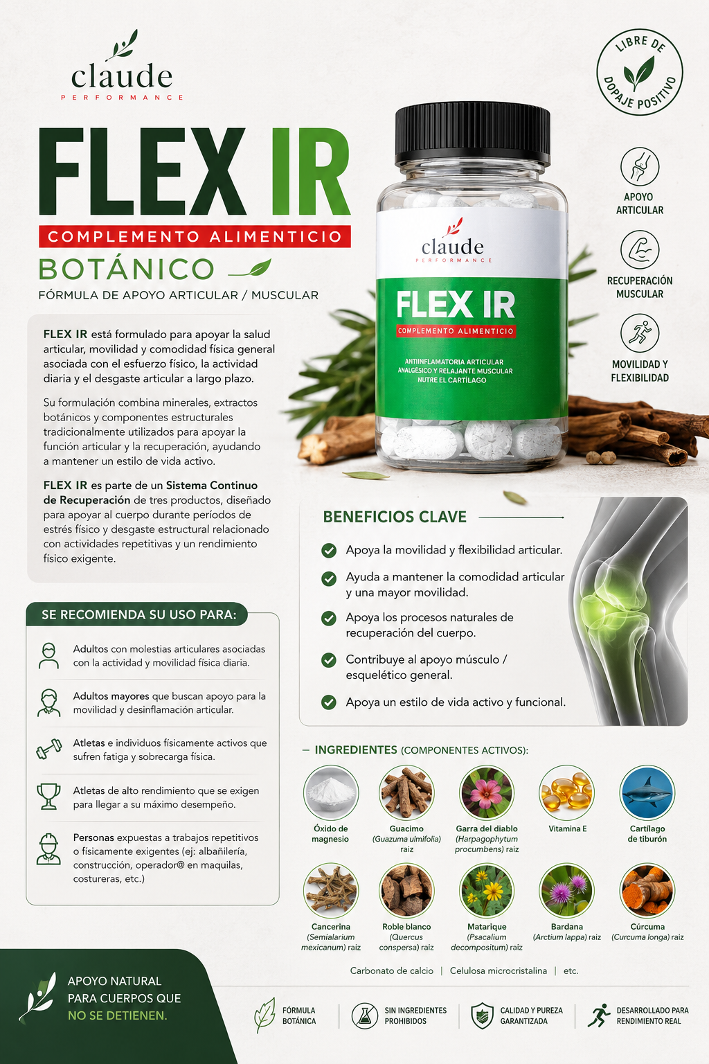 FLEX-IR ANTIINFLAMATORIO PARA ARTICULACIONES